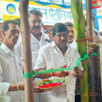 AIADMK opens summer water pandhal in Arani municipality-pic1 (2)