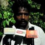 Banana plantation in Chandrasekarapuram village pond – Villagers urge govt to restore pond with missing poster (2)