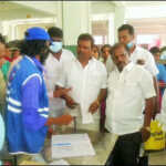 Corona Vaccination Camp held at two different places including the old age home – Cholinganallur Assembly Member S. Aravindramash inspects-1 (2)