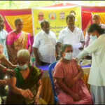 Corona Vaccination Camp held at two different places including the old age home – Cholinganallur Assembly Member S. Aravindramash inspects-2 (2)