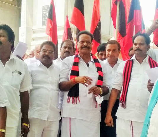 தேவதானம் அரங்கநாதர் கோயிலை, இந்து சமயம் அறநிலையத்துறை கட்டுப்பாட்டின் கீழ் கொண்டு வர வலியுறுத்தி மதிமுக சார்பில் கவனயீர்ப்பு ஆர்ப்பாட்டம் ..