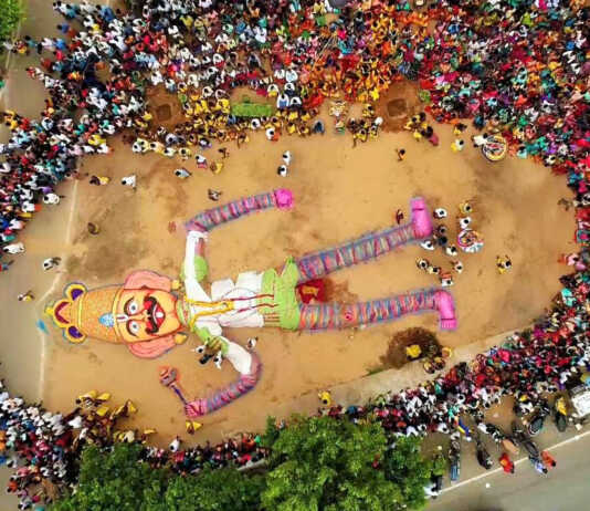 காஞ்சிபுரம் : ஓரிக்கை திரௌபதியம்மன் ஆலயத்தில் மிக சிறப்பாக நடைப்பெற்ற பீமன் துரியோதனன் படுகளம் உற்சவம் …