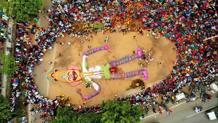 Kanchipuram The Beaman Duryodhana Padukalam Festival was held at the Orikai Draupadiamman Temple-4 (2)