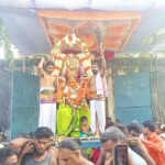 Kanchipuram Vaikunda Perumal Temple 3rd day of Vaikasi month Brahmorsavam Karutasevai festival – Vaikuntha Perumal Garuda vehicle wake up street-2 (2)