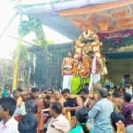 Kanchipuram Vaikunda Perumal Temple 3rd day of Vaikasi month Brahmorsavam Karutasevai festival – Vaikuntha Perumal Garuda vehicle wake up street-3 (2)