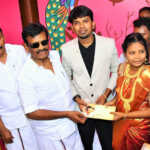 Manellur Panchayat Council Chairman Lawrence Illat Marriage – Dairy Minister Avadi S.M. Nasser greeted in person-2 (2)