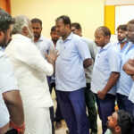 Tiruvallur Ponneri MLA Durai Chandrasekhar resolved the IPPL factory workers’ demand through smooth talks with the company … Employees are overjoyed-1 (2)