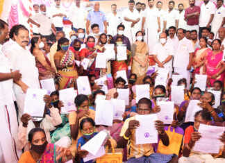 உத்திரமேரூர் : தமிழக மக்களுக்காக தினமும் 20 மணி நேரம் உழைத்து வரும் தமிழக முதல்வர் மு.க. ஸ்டாலின் : சிறு குறு தொழிற்சாலைகள் துறை அமைச்சர் தா.மோ.அன்பரசன் ..
