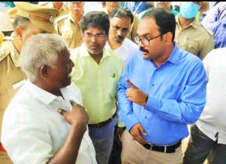 திருவள்ளூர் : எல்.அன்ட்.டி நிறுவனத்திற்கெதிராக தொடர்ந்து நான்காவது நாளாக பல்வேறு போராட்டங்களை நடத்தி வரும் பழவேற்காடு மீனவர்கள் ..