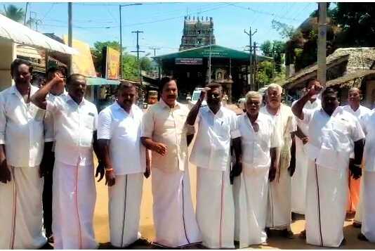மதுரை ஆதீனத்திற்கு எதிராக கஞ்சானூர் உள்ளிட்ட நான்கு கிராம மக்கள் கண்டன உண்ணாவிதப் போராட்டம் நடத்த போவாதாக அறிவிப்பு !