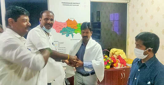 பூவிருந்தமல்லி வட்டாட்சியர் அலுவலகத்தில் நடைப்பெற்ற ஜமாபந்தி நிகழ்ச்சி ..