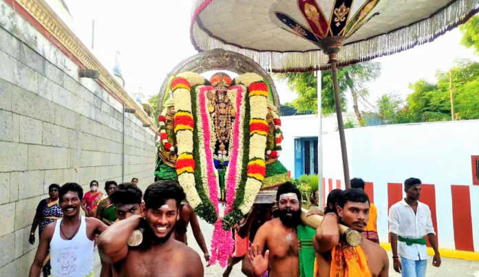 Kanchipuram Kumarakottam Murugan Temple Third Day Vaikasi Visakha Festival-1 (2)