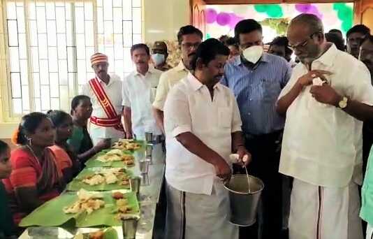 கும்பகோணம் : அருள்மிகு எழுந்தரிநாதர் திருக்கோயிலில் ரூ.63 இலட்சம் செலவில் புதிதாகக் கட்டப்பட்டுள்ள அன்னதானக் கூடம் : தமிழ்நாடு முதலமைச்சர் மு.க.ஸ்டாலின் திறந்து வைத்தார்..