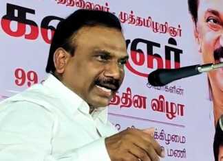 கும்பகோணம் : நகர திமுக சார்பில் நடைப்பெற்ற கலைஞரின் 99 வது பிறந்தநாள் பொதுக்கூட்டம் : ஒருவராவது சிறைச்சாலை சென்றதுண்டா ? ஓங்கி ஒலித்த ஆ.ராசா பேச்சு