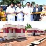 Tamil Nadu Chief Minister MK Stalin inaugurated 100 houses built at Father Periyar Memorial Samathuwapura at an estimated cost of Rs 3.17 crore-1 (2)