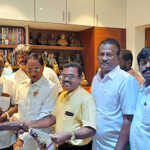 Tamil Nadu Press, Media Reporters Union 24th Anniversary Celebration Founder & Head of State Dr. M. Sivathamizhavan personally invites Hon’ble Minister Ma Subramaniam-1 (2)