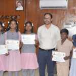 Tiruvallur Certificate of Appreciation and Check Presentation Ceremony for the winners of the talk show for School and College Students – Presented by District Collector Dr. Alby John Varghese-3 (2)