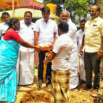 Tiruvallur Government Primary School Construction Foundation Foundation Ceremony at Uranambedu Village at a cost of Rs.18.50 -1 (2)