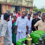 100% Subsidy of Fertilizers under Kuruvai Synthesis Project held in Madhukur circle – Pattukottai MLA Annadurai presented to the farmers-5 (2)