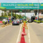 Demonstration on behalf of Tamil Nadu Life Rights Party against toll hike at Navalur toll plaza-2 (2)