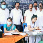 Inauguration 31st Corona Mega Vaccination Camp held in Aramakkam Panchayat – President Dhanapal inaugurated-1 (2)