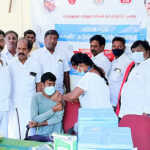 Inauguration 31st Corona Mega Vaccination Camp held in Aramakkam Panchayat – President Dhanapal inaugurated-3 (2)