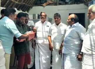 கார்பிரியங்குறிச்சி பகுதியில் உள்ள குடிசை வீட்டில் திடீர் தீ விபத்து : ஒரு இலட்சம் மதிப்பிலான பொருட்கள் தீயில் எரிந்து நாசம் ..