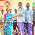 2278 school students were given free bicycles in Ponneri Education District-4 (2)