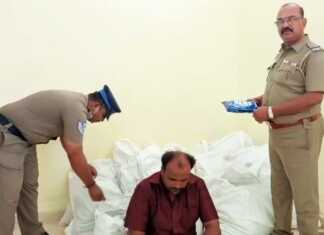 ஐந்து லட்சம் மதிப்பிலான போதை வகை புகையிலை பொருட்களை காரில் கடத்தி வந்த வியாபாரி கைது ; காஞ்சிபுரம் பாலுச்செட்டி போலீசார் அதிரடி நடவடிக்கை !