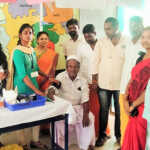 A free medical camp was held at Tirupalaivanam village under the National Welfare Project of Taramani VHSMA Chidambaram Nursing College-2 (2)