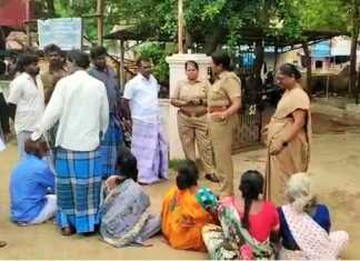 கும்பகோணம் அருகே காதலித்தப் பெண்ணை கர்ப்பமாக்கி திருமணம் செய்ய மறுக்கும் காதலன் : நீதி கேட்டு அனைத்து மகளிர் காவல் நிலையம் முன்பு தர்ணா போராட்டத்தில் ஈடுபட்ட இளம்பெண் ..