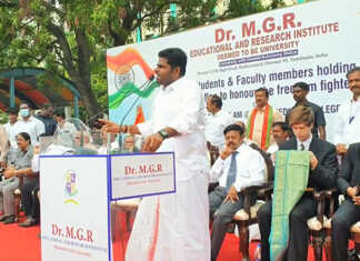 எம்.ஜிஆர் நிகர் நிலை பல்கலைக்கழக வளாகத்தில் ஏசிஎஸ் கல்லூரி மாணவர்கள் நிகழ்த்திய உலக சாதனை !