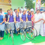 Free Bicycle Distribution Ceremony held at Oothukottai Government Boys High School – Minister S.M. Nassar distributed bicycles to 492 students (2)