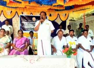 சாலவாக்கம் அரசு மேனிலைப்பள்ளியில் நடைப்பெற்ற விலையில்லா மிதிவண்டிகள் வழங்கும் நிகழ்ச்சி : உத்திரமேரூர் சட்டமன்ற உறுப்பினர் க.சுந்தர் மாணாக்கர்களுக்கு மிதிவண்டிகளை வழங்கினார் ..