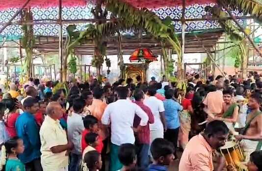 சேங்கனூர் ஊராட்சியில் உள்ள ஸ்ரீவிநாயகர், ஸ்ரீமாரியம்மன் ஸ்ரீசெல்லியம்மன், உள்ளிட்ட ஆறுத்திருக்கோயில்களுக்கு நடைப்பெற்ற மகா குடமுழுக்கு திருவிழா ..
