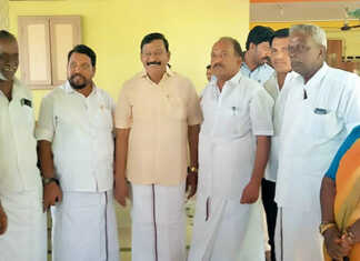 மீஞ்சூர் ஒன்றிய திமுக புதிய நிர்வாகிகள் நியமனம் : தலைவர்கள் சிலைக்கு மாலை அணிவித்து மரியாதை ..