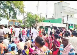 கடம்பரகோவிலில் புதிய கல்குவாரிக்கு அனுமதி வழங்கியதற்கு எதிர்ப்பு தெரிவித்து, திடீர் சாலை மறியல் போராட்டத்தில் ஈடுப்பட்ட 300 க்கும் மேற்பட்ட வெங்கச்சேரி பொதுமக்கள் … ஒருமணி நேரத்திற்கும் மேலாக போக்குவரத்து பாதிப்பு !