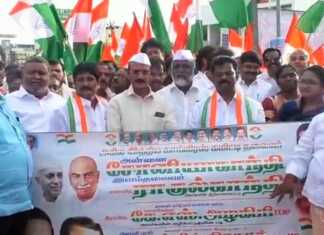 75 ஆவது சுதந்திர தினத்தை முன்னிட்டு வடசென்னை மேற்கு மாவட்ட காங்கிரஸ் கமிட்டி தலைவர் நாஞ்சில் பிரசாத் தலைமையில் அம்பத்தூரில் நடைப்பெற்ற பாதயாத்திரை ..