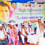 Tiruvallur A 75 km padayatra led by Ponneri legislator Duraisandrasekhar on behalf of the Congress party on the occasion of the 75th Independence Day-2 (2)