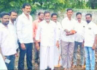 மாதவரம் ஊராட்சி முஸ்லிம் நகரில் ரூபாய் 20 லட்சம் மதிப்பீட்டில் புதிய நீர் தேக்க தொட்டி கட்டடம் கட்டுவதற்காக நடைப்பெற்ற பூமி பூஜை ..