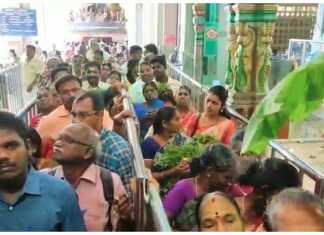 புரட்டாசி மாதம் முதல் சனிக்கிழமையை முன்னிட்டு ஒப்பிலியப்பன் திருக்கோயிலில் அதிகாலை முதல் நீண்ட வரிசையில் நின்று பக்தர்கள் சுவாமி தரிசனம் ..