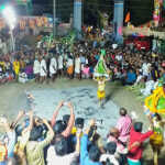 Dimithi festival of ancient Kattur village Arulmiku Srimakalakshmi Amman temple was held with the participation of many devotees-pic (2)