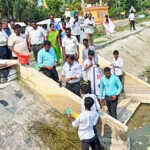 District Collector Dr. Alby John Varghese conducted a surprise field inspection of the project works in Meenjur union panchayats-3 (2)