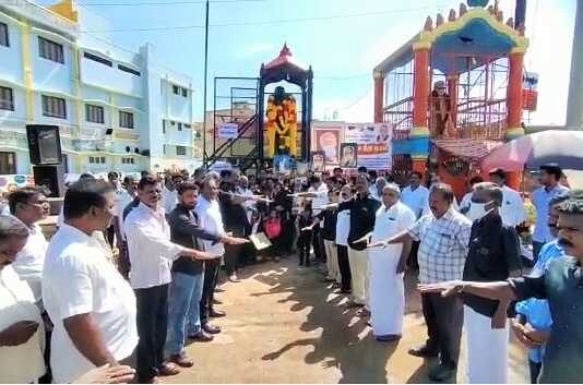 பொன்னேரி வட்டாரத்தில் நடைப்பெற்ற தந்தை பெரியார் 144 வது பிறந்த நாள் விழா : சமூகநீதி உறுதிமொழியேற்று கொண்டாடப்பட்டது ..
