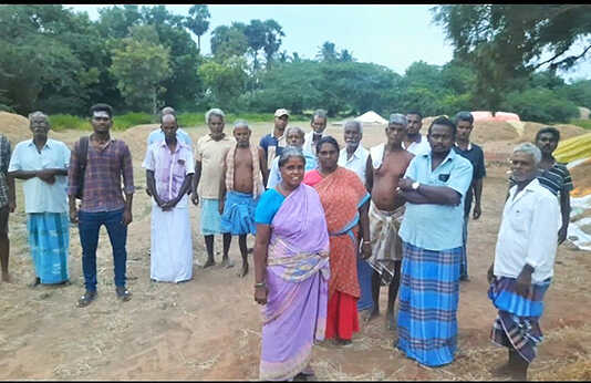 காஞ்சிபுரம் நெல்கொள்முதல் நிலையம் செயல்பட்டு வருவதாக அரசு அறிவிப்பு : இதுவரை செயல்படவில்லை என விவசாயிகள் குற்றச்சாட்டு