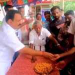 On the occasion of Prime Minister Modi’s 72nd birthday, a liter of petrol is being sold at Rs.51 at a petrol station in Walangaiman-pic (2)