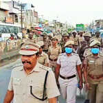Police flag parade in connection with Ganesha idol procession in Meenjoor-1 (2)