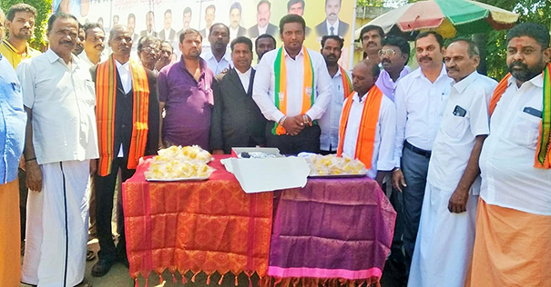 Prime Minister Modi's 72nd Birthday Celebration at Ponneri on behalf of Tiruvallur District BJP Advocate Unit-1 (2)