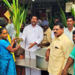DMK Party President M.K.Stalin, elected for the second time – Cholavaram North Union DMK secretary’s ceremony to give coconut calf to 1000 people-pic2 (2)
