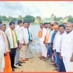 A program organized by the BJP in Palavekkad to provide relief items to the tribal villagers affected by the rains and floods-pic2 (2)